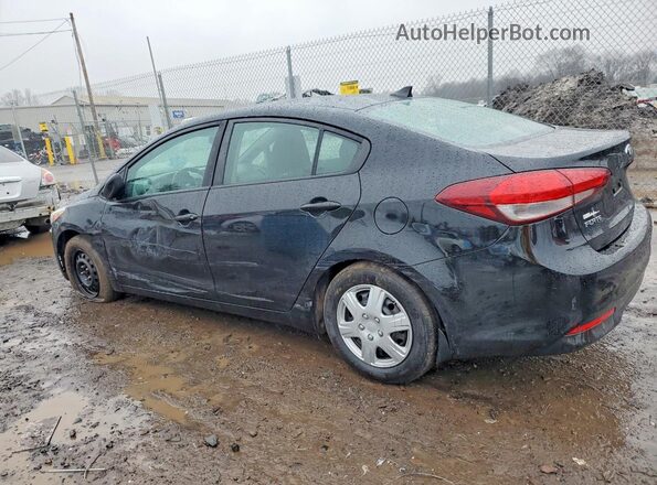 3KPFK4A78HE135088 2017 KIA FORTE Black უკანა მარცხენა