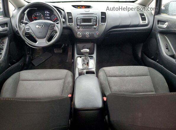 3KPFK4A78HE135088 2017 KIA FORTE Black წინა პანელის ხედი