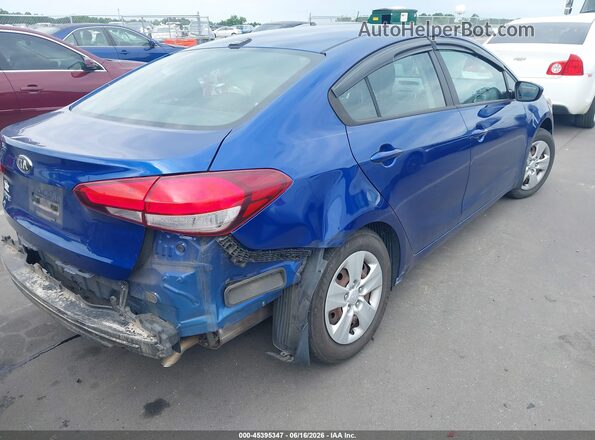 3KPFK4A79HE052091 2017 KIA FORTE Blue Задня права чверть