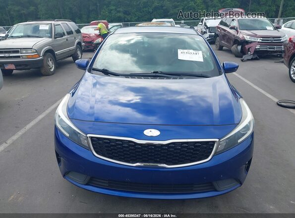 3KPFK4A79HE052091 2017 KIA FORTE Blue Вид щитка приладів
