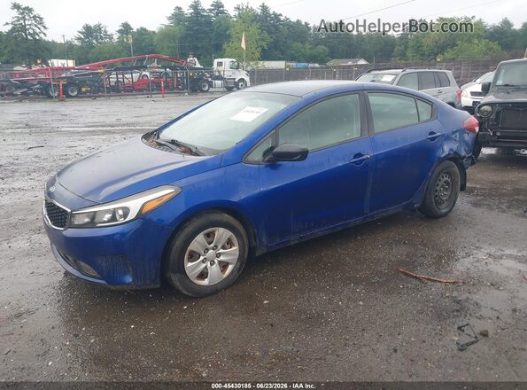 3KPFK4A79HE093837 2017 KIA FORTE Blue Передня ліва чверть