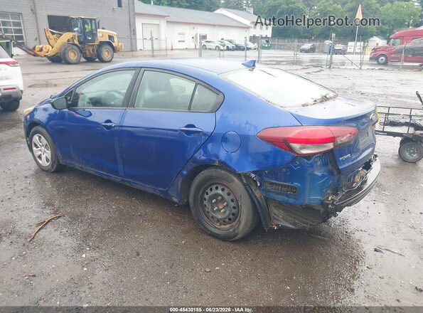 3KPFK4A79HE093837 2017 KIA FORTE Blue Задня ліва чверть