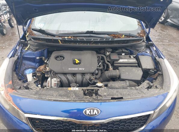 3KPFK4A79HE093837 2017 KIA FORTE Blue Вид ззаду