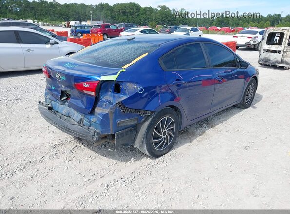 3KPFK4A7XHE036739 2017 KIA FORTE Blue უკანა მარჯვენა