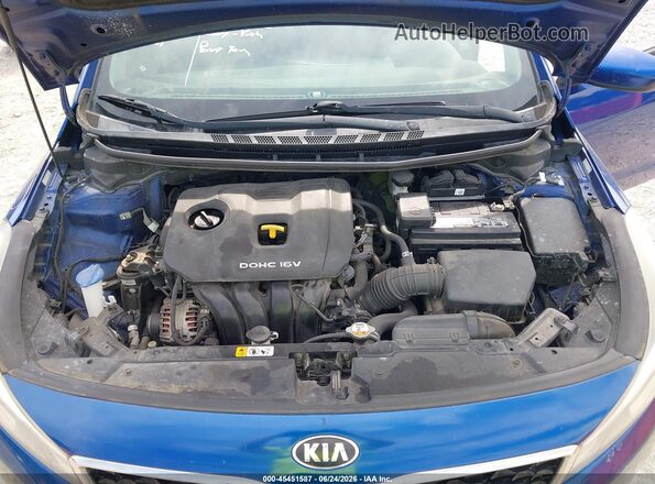 3KPFK4A7XHE036739 2017 KIA FORTE Blue უკანა ხედი