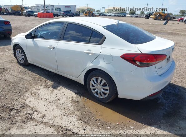 3KPFK4A7XHE077341 2017 KIA FORTE White Trasero izquierdo