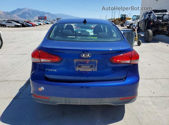 3KPFK4A7XJE271597 2018 KIA FORTE Blue Vista trasera