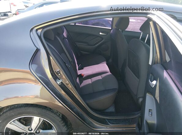 3KPFL4A70JE169030 2018 KIA FORTE Gray VIN sticker view