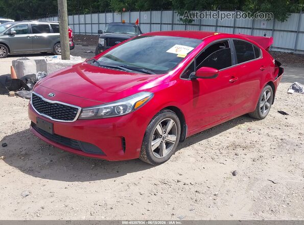 3KPFL4A70JE178875 2018 KIA FORTE Красный Передняя левая четверть