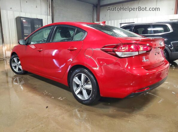 3KPFL4A70JE189164 2018 KIA FORTE Красный Задняя левая четверть