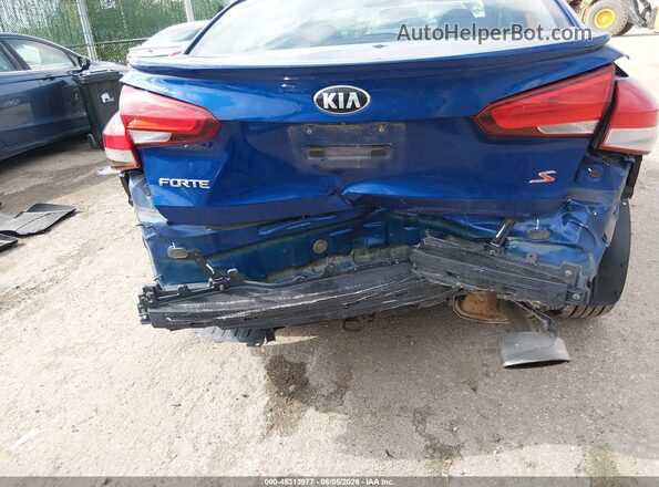 3KPFL4A70JE219408 2018 KIA FORTE Blue Vista frontal