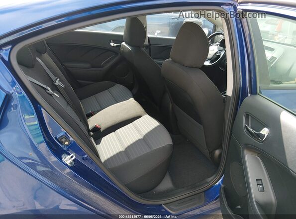 3KPFL4A70JE219408 2018 KIA FORTE Blue Vista de la etiqueta del VIN