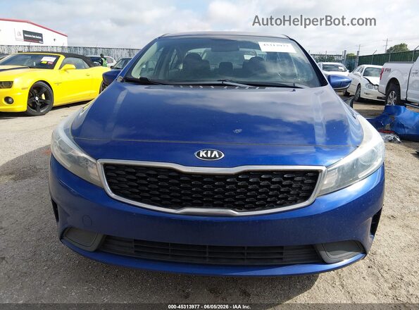 3KPFL4A70JE219408 2018 KIA FORTE Blue Vista interior trasera