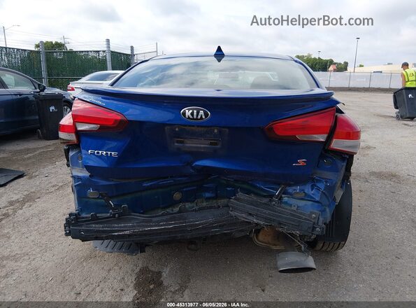 3KPFL4A70JE219408 2018 KIA FORTE Blue 