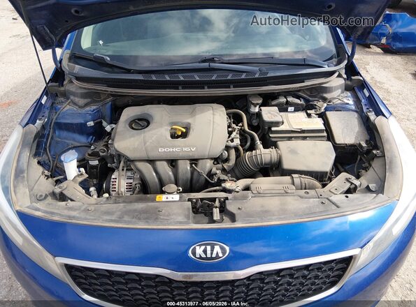 3KPFL4A70JE219408 2018 KIA FORTE Blue Vista trasera