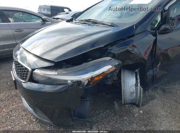3KPFL4A71HE041776 2017 KIA FORTE Black წინა ხედი