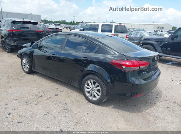 3KPFL4A71HE085888 2017 KIA FORTE Black Trasero izquierdo