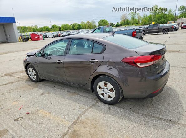 3KPFL4A71JE204366 2018 KIA FORTE Brown Tył lewy