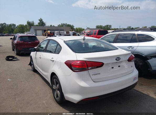 3KPFL4A71JE219370 2018 KIA FORTE White Trasero izquierdo