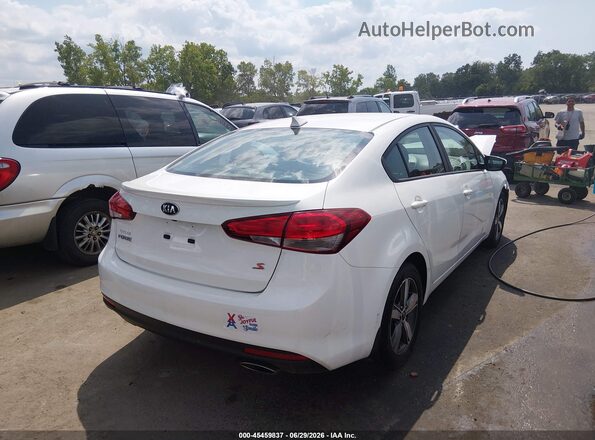 3KPFL4A71JE219370 2018 KIA FORTE White Trasero derecho
