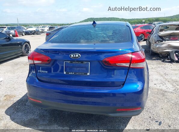 3KPFL4A72JE203131 2018 KIA FORTE Blue 