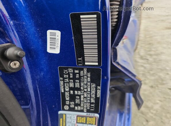 3KPFL4A73HE007967 2017 KIA FORTE Синий Вид подкапотного пространства