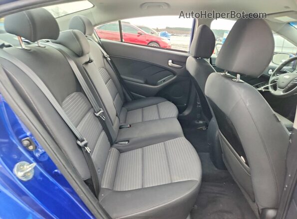 3KPFL4A73HE007967 2017 KIA FORTE Синий Вид задних сидений