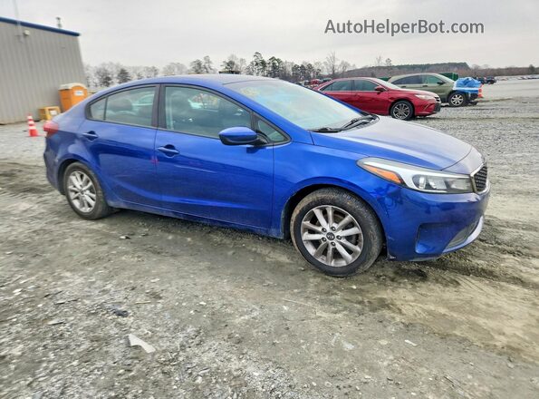 3KPFL4A73HE007967 2017 KIA FORTE Синий Передняя правая четверть