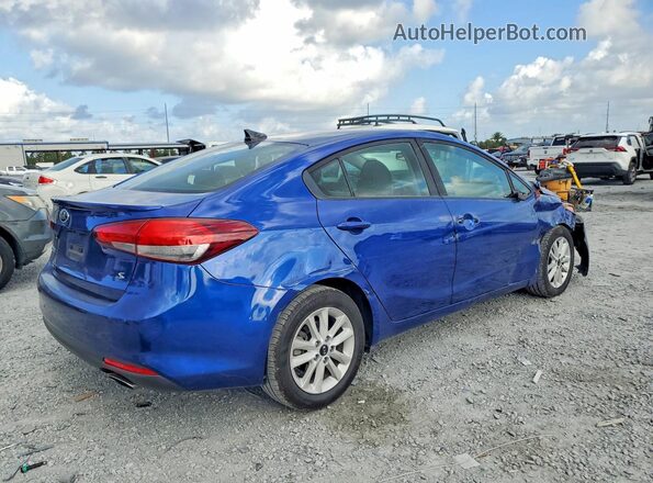 3KPFL4A73HE123136 2017 KIA FORTE Blue Задня права чверть