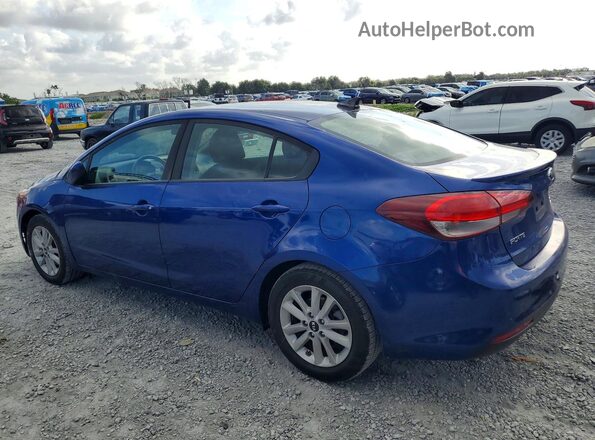 3KPFL4A73HE123136 2017 KIA FORTE Blue Задня ліва чверть