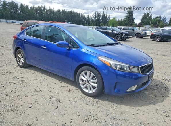 3KPFL4A73HE129468 2017 KIA FORTE Blue 