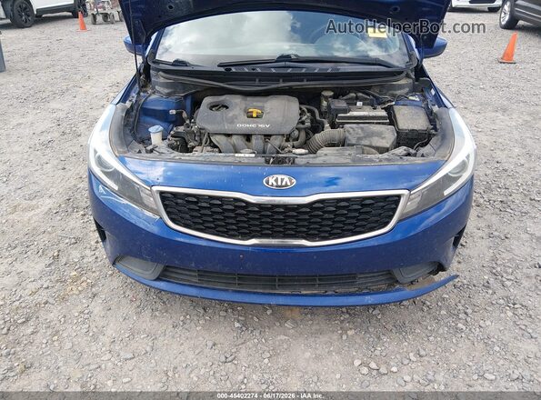 3KPFL4A73HE131012 2017 KIA FORTE Blue უკანა ხედი