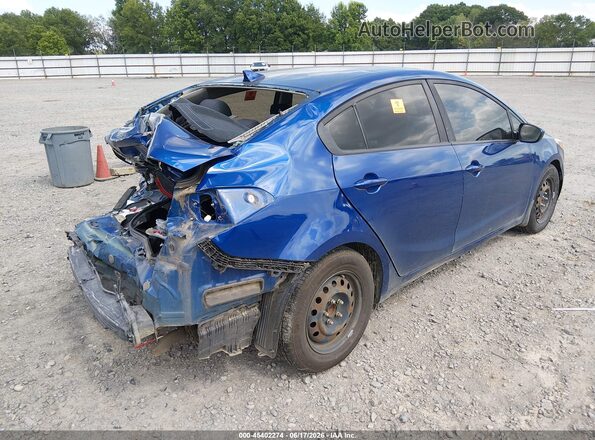 3KPFL4A73HE131012 2017 KIA FORTE Blue უკანა მარჯვენა