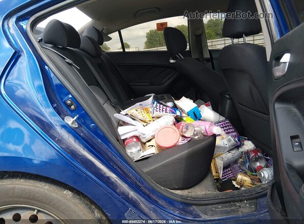 3KPFL4A73HE131012 2017 KIA FORTE Blue VIN კოდის სტიკერის ხედი