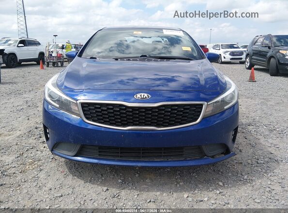 3KPFL4A73HE131012 2017 KIA FORTE Blue ხელსაწყოთა პანელის ხედი