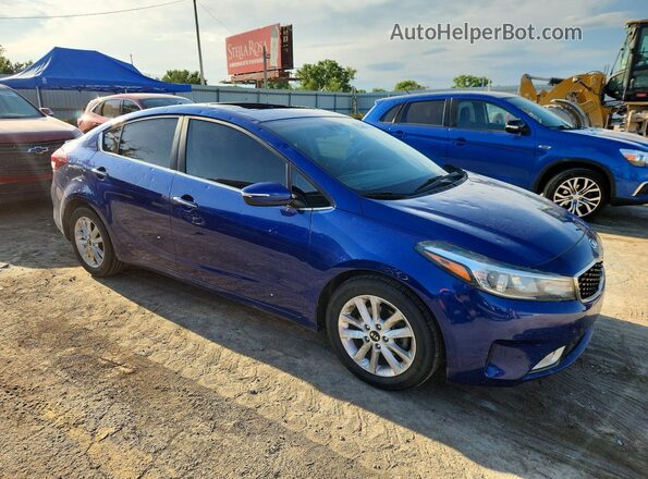 3KPFL4A74HE057650 2017 KIA FORTE Blue 