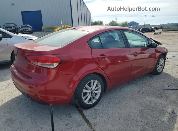 3KPFL4A74HE058250 2017 KIA FORTE Red უკანა მარჯვენა