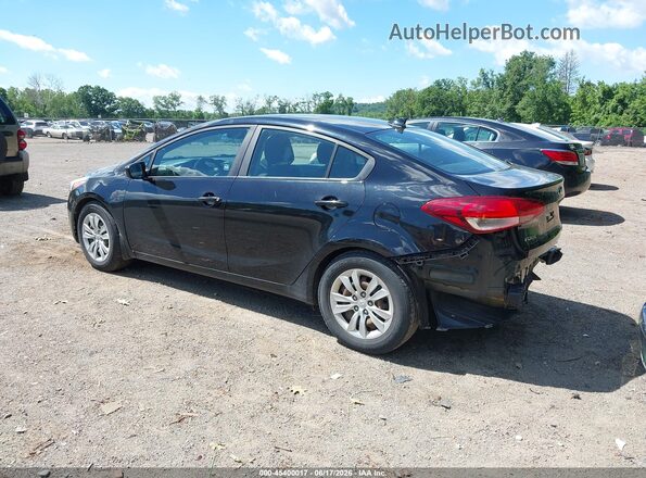 3KPFL4A75HE010918 2017 KIA FORTE Черный Задняя левая четверть