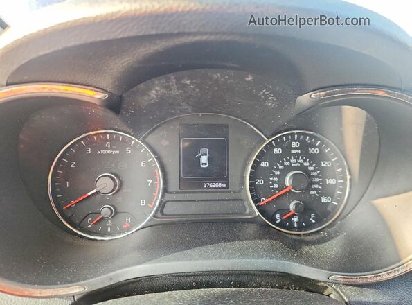 3KPFL4A75HE072965 2017 KIA FORTE Blue Instrument cluster view