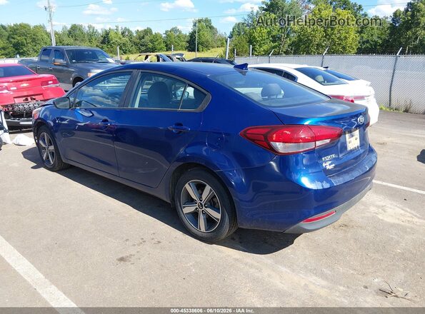 3KPFL4A75JE194571 2018 KIA FORTE Blue Հետևի ձախ