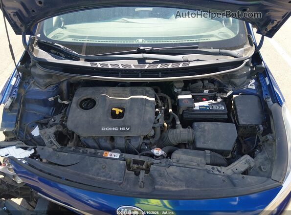 3KPFL4A75JE194571 2018 KIA FORTE Blue Հետևի տեսք