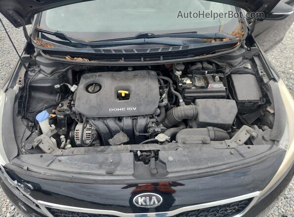 3KPFL4A75JE262190 2018 KIA FORTE Black Вид задньої частини салону