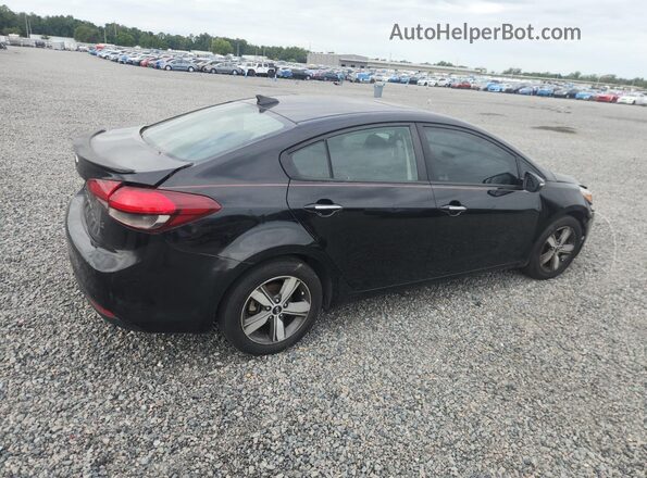 3KPFL4A75JE262190 2018 KIA FORTE Black Задня права чверть