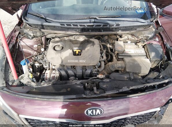 3KPFL4A76HE061229 2017 KIA FORTE Purple Հետևի տեսք