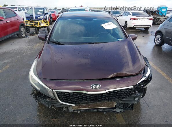 3KPFL4A76HE061229 2017 KIA FORTE Purple Սալոնի հետևի տեսք