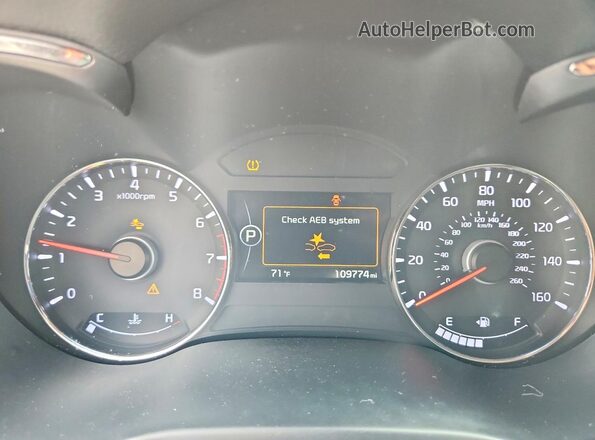 3KPFL4A76HE125530 2017 KIA FORTE Black Vista del cuadro de instrumentos
