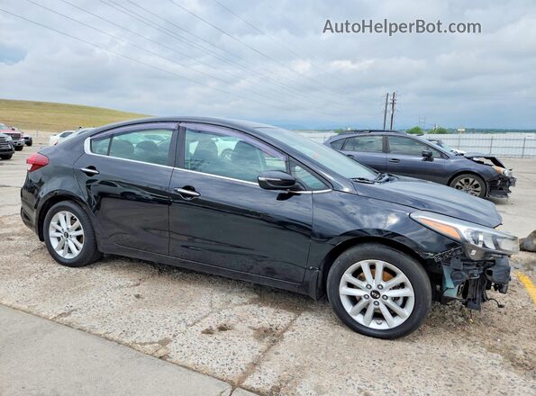 3KPFL4A76HE125530 2017 KIA FORTE Black Delantero derecho
