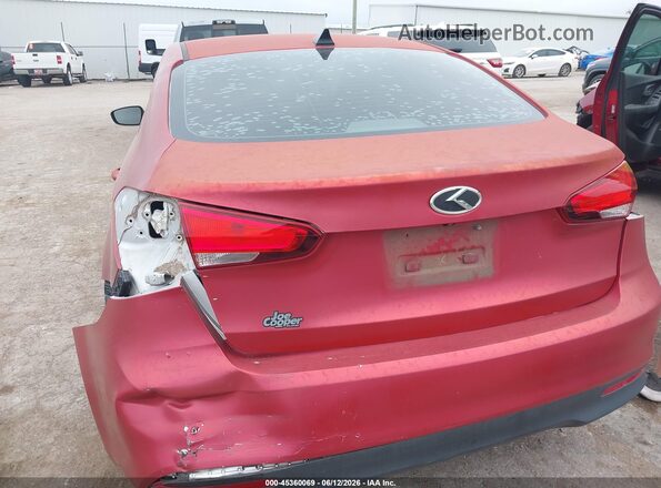 3KPFL4A76JE195311 2018 KIA FORTE Red Vista frontal