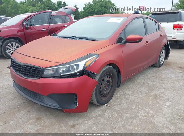 3KPFL4A76JE195311 2018 KIA FORTE Red Vista tres cuartos delantera izquierda
