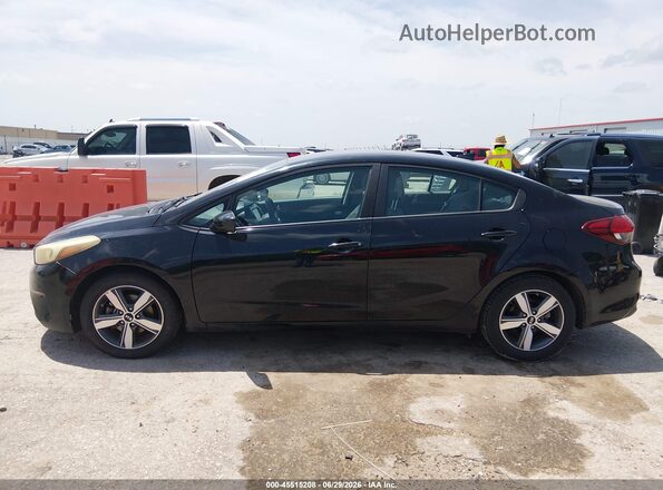 3KPFL4A76JE233359 2018 KIA FORTE Black Սալոնի 360 աստիճան տեսք